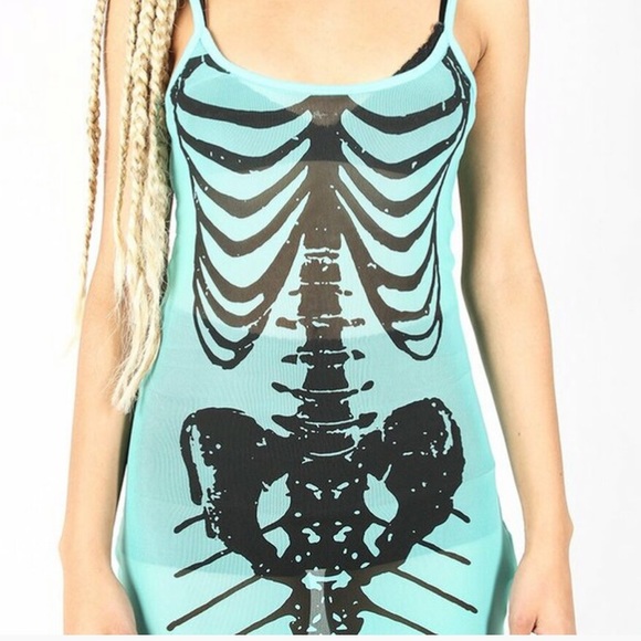 SOLD NWT Iron Fist Bone Deep Mesh Maxi Dress - Picture 10 of 16